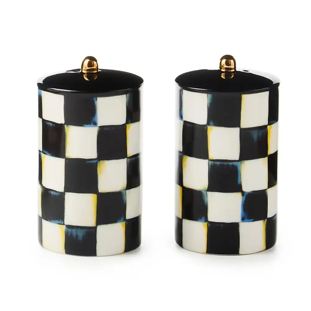 Courtly Check Farmhouse Salt & Pepper Set