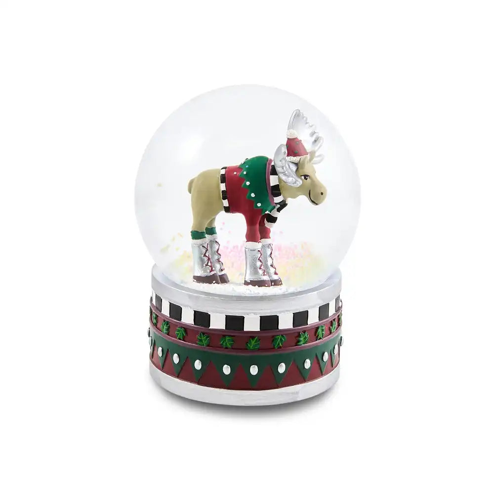 Patience Brewster Mooseltoe Snow Globe