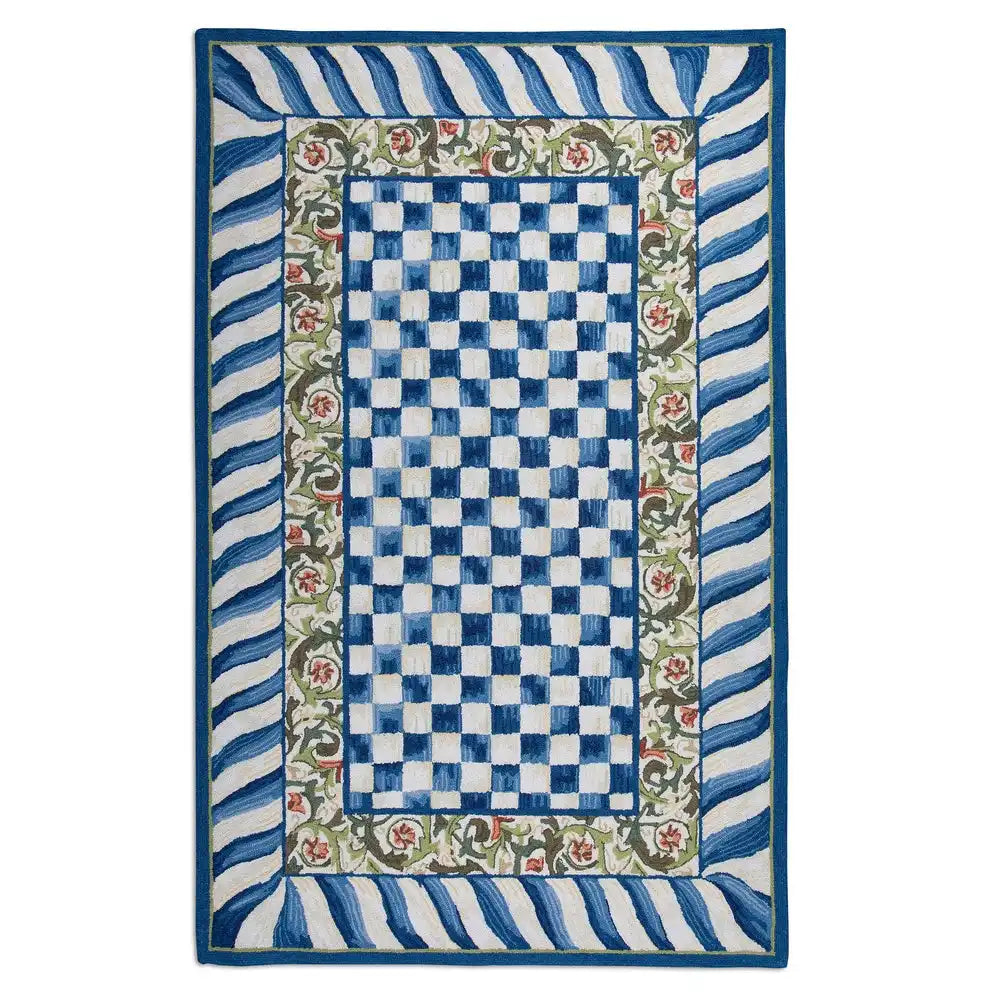 Truly Royal Check 5' x 8' Rug