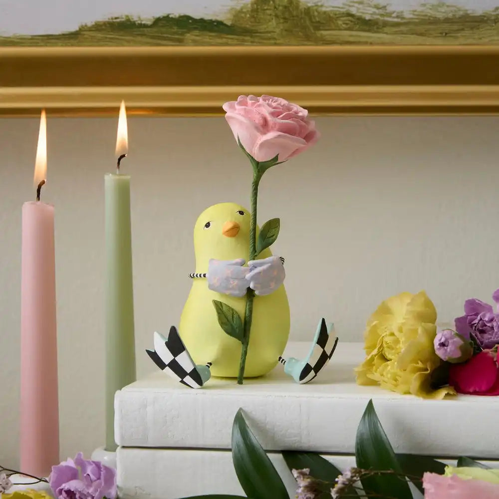 Patience Brewster Chick with Flower