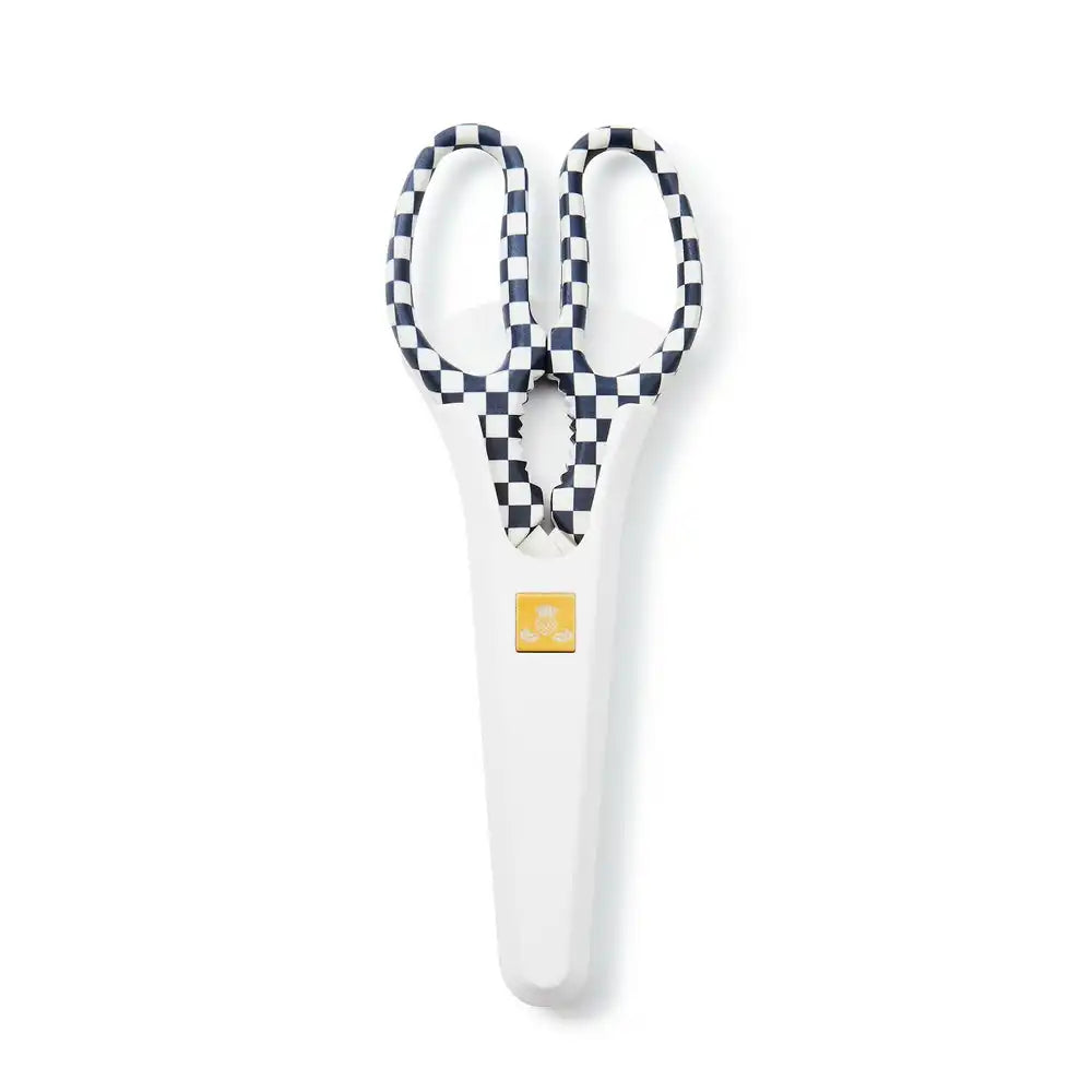 Black & White Check Kitchen Shears