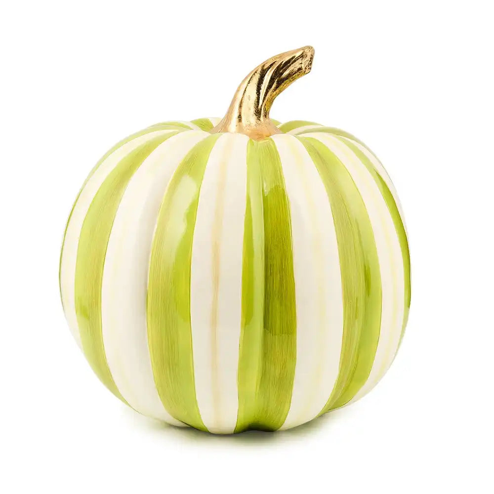 Moss Stripe Medium Pumpkin