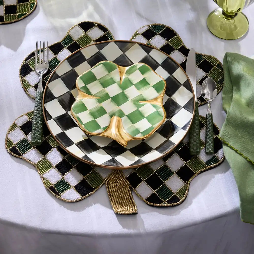 Shaped Lucky Clover Placemat