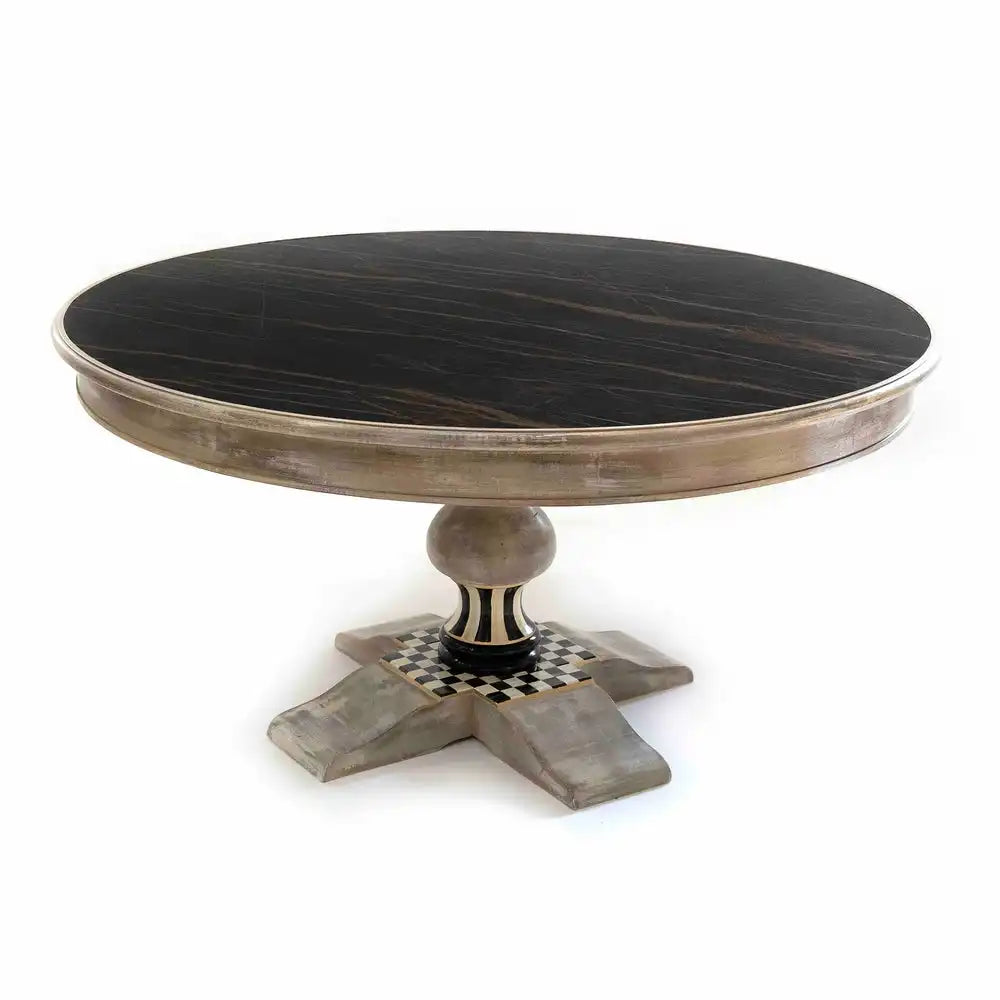 Tuscan Farm 62" Round Pedestal Table