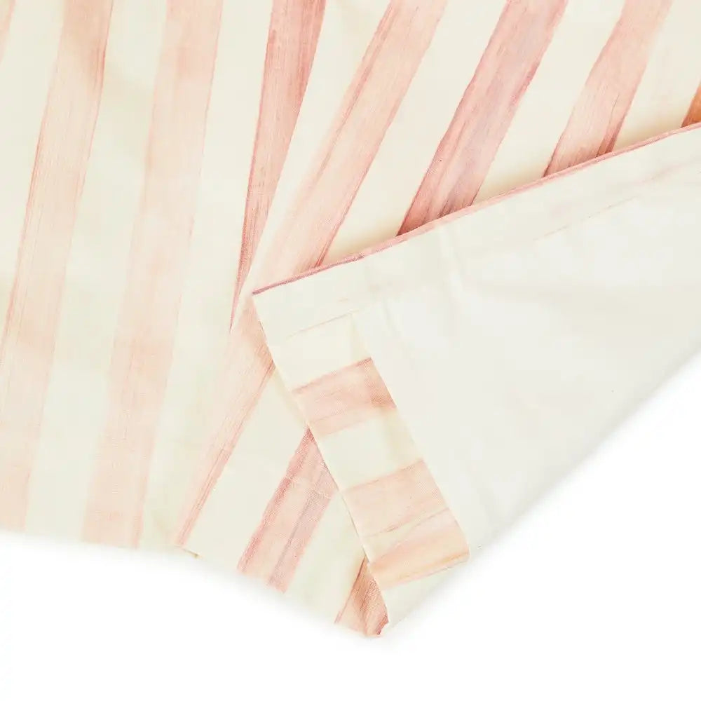 Rosy Stripe 84" Curtain Panel