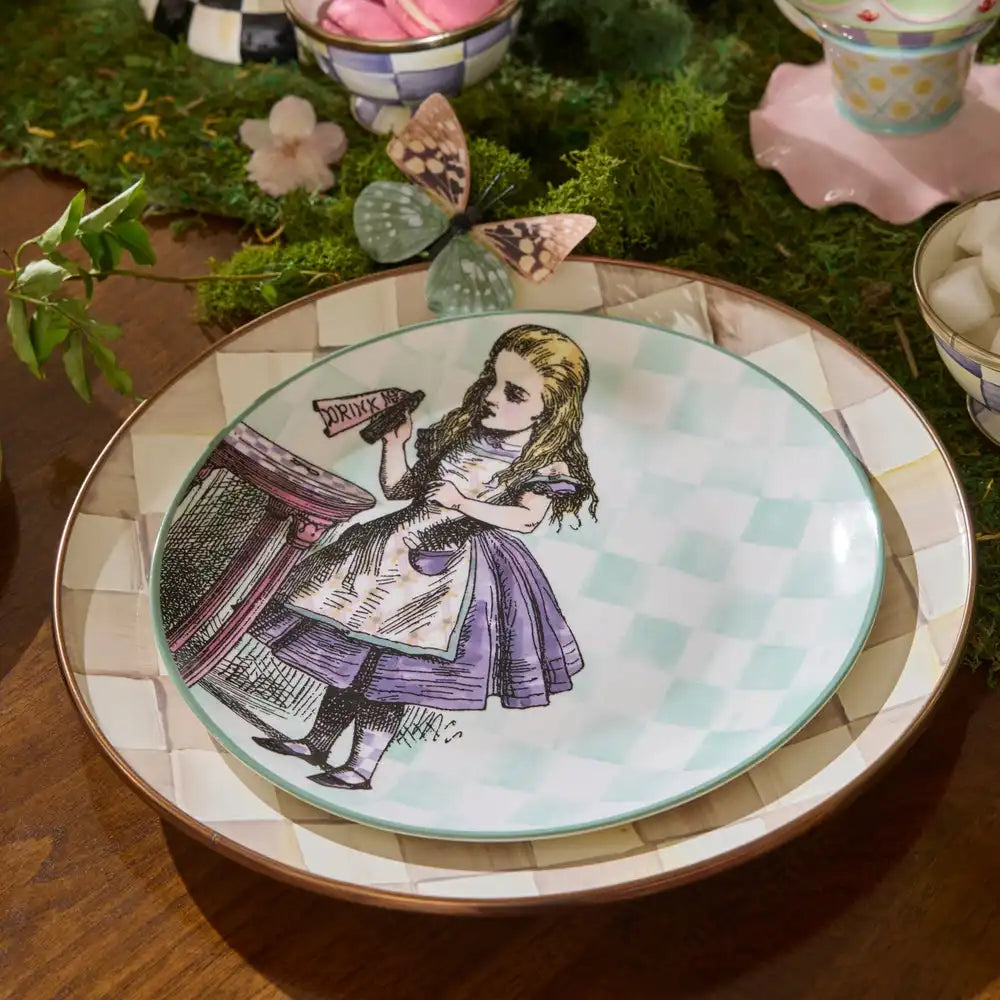 Wonderland Plates, Set of 4