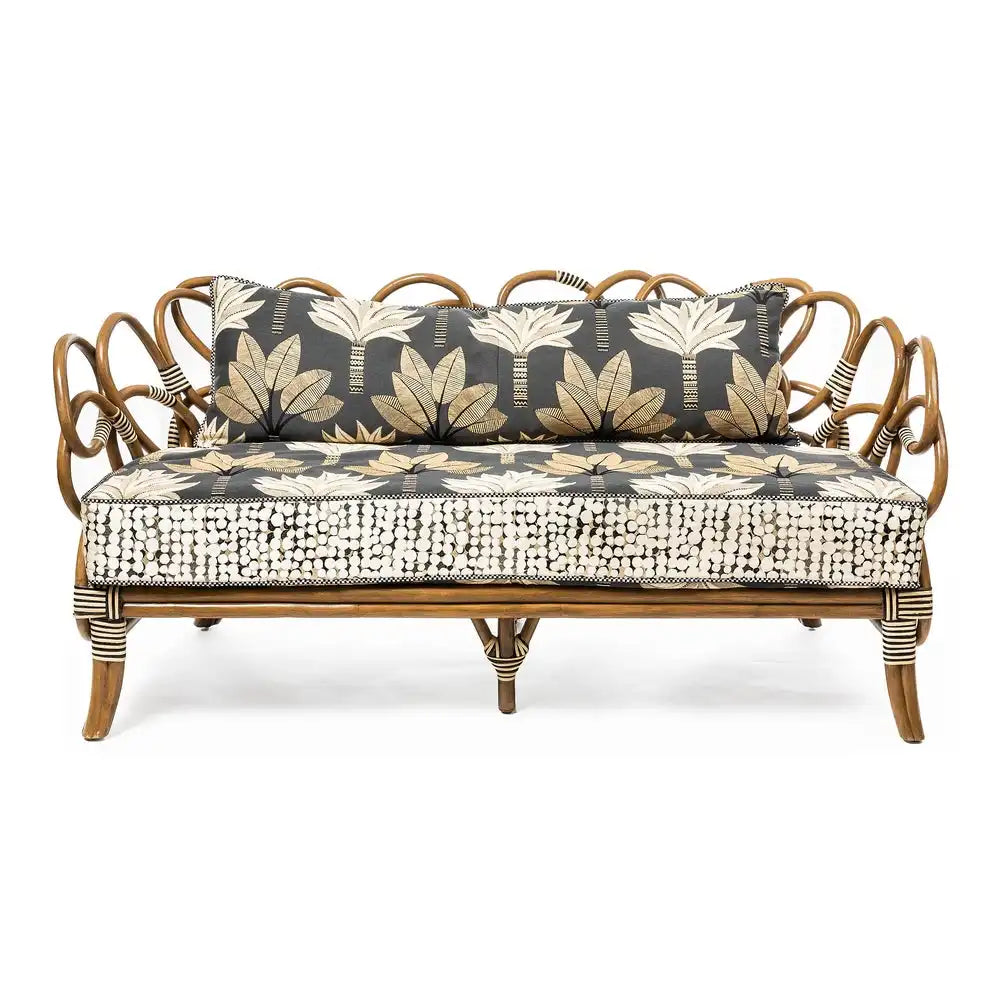 Wild Indoors Rattan Loveseat