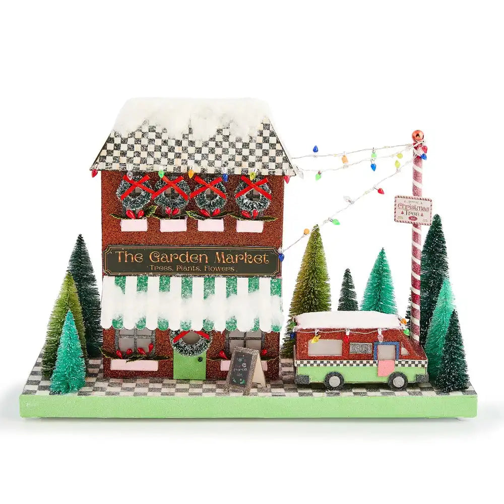 Check It Out Illuminated Garden Market Paper House