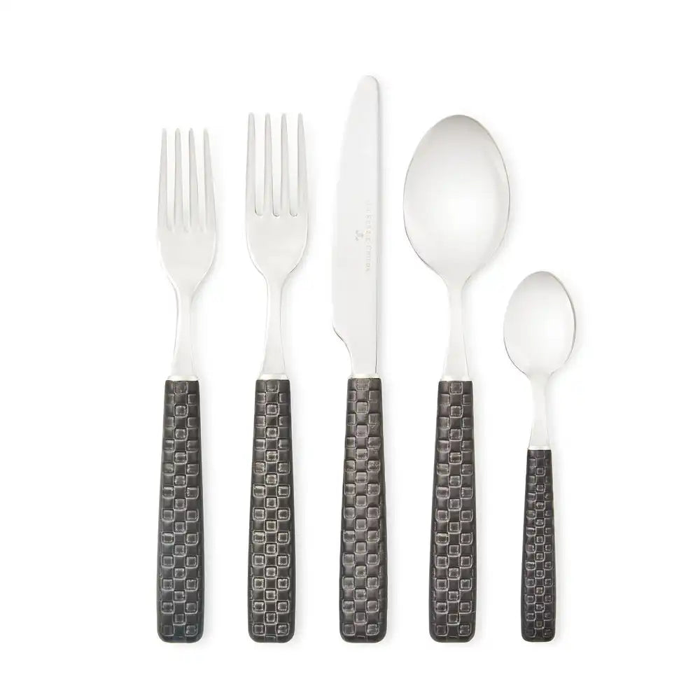 Everyday Black 5-Piece Place Setting